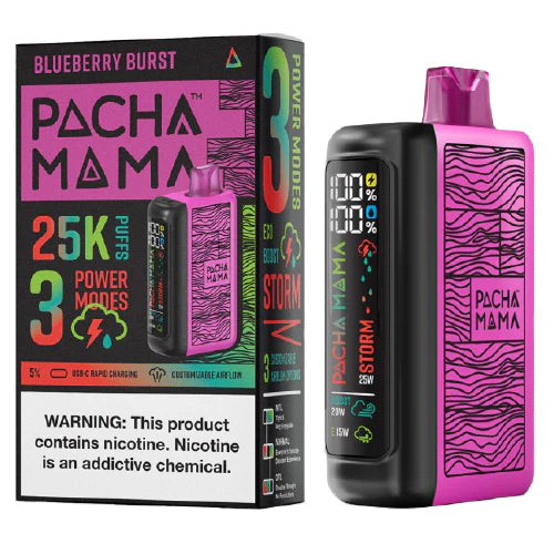 Pachamama 25000 Puffs Disposable Vape 25K - Blueberry Burst