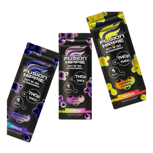 Fusion Hippie Hit N Go 1g THCP Disposable