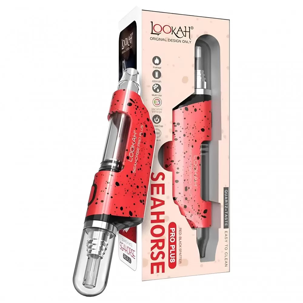 Lookah Seahorse Pro PLUS Electronic Nectar Collector - Spatter Editions-14% OFF