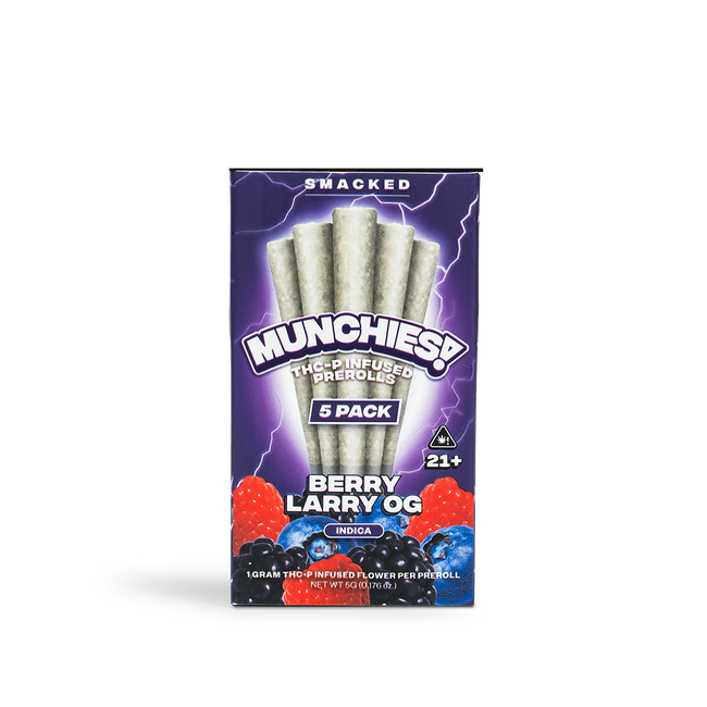 Delta Munchies Berry Larry OG - Mini Doinks 5-Pack THCP Prerolls