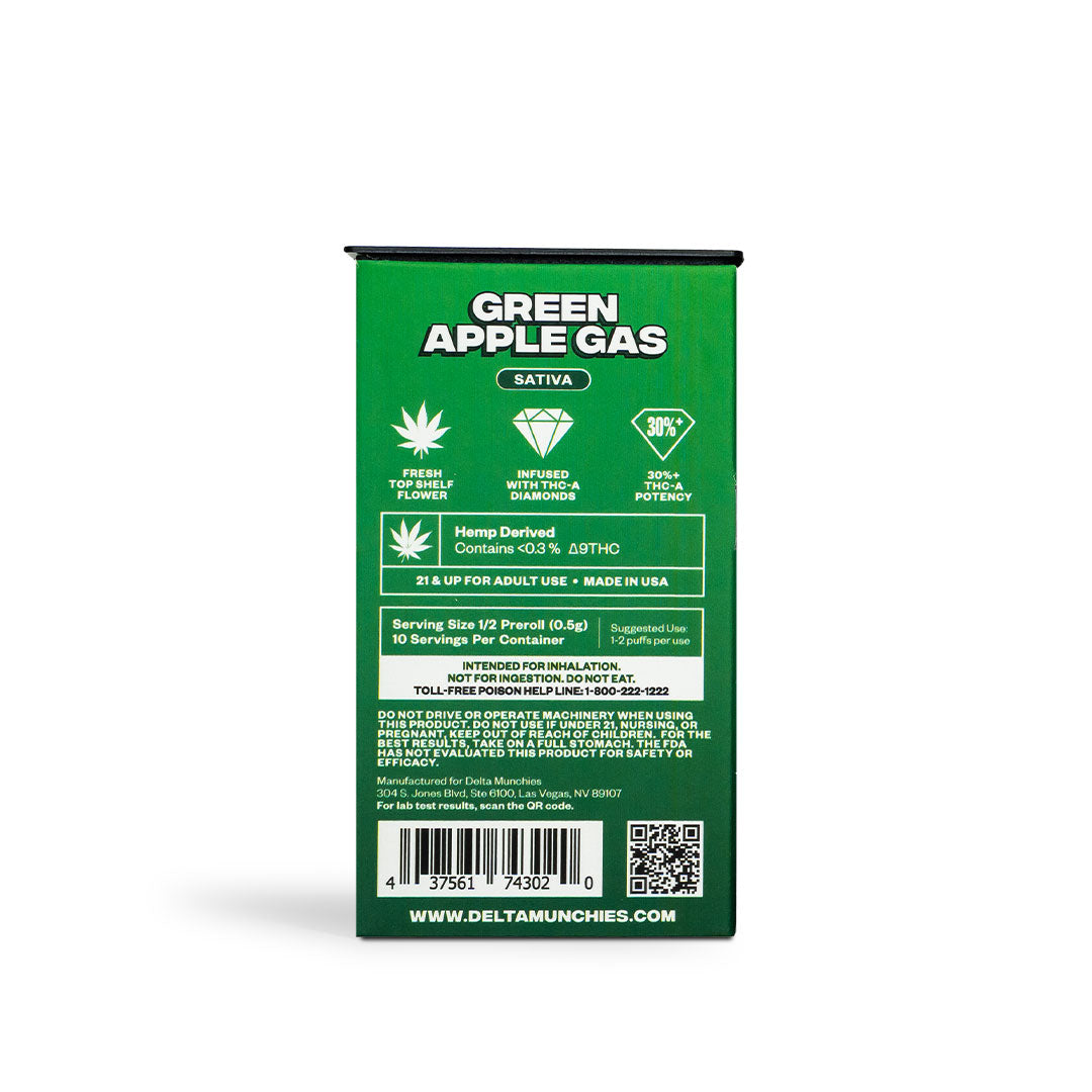 Delta Munchies 1g THCA Diamond Prerolls (5 Pack)