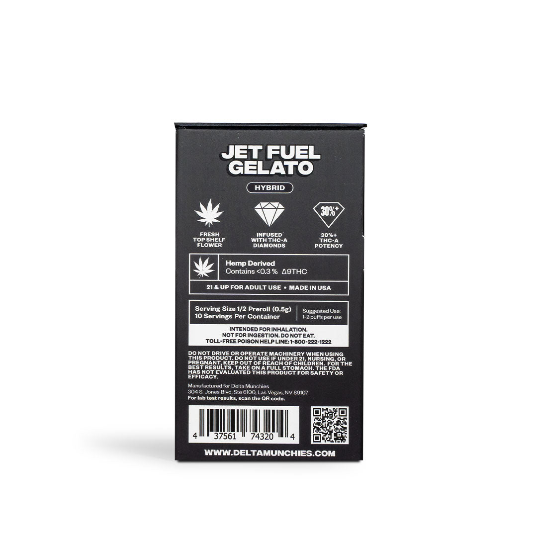 Delta Munchies 1g THCA Diamond Prerolls (5 Pack)