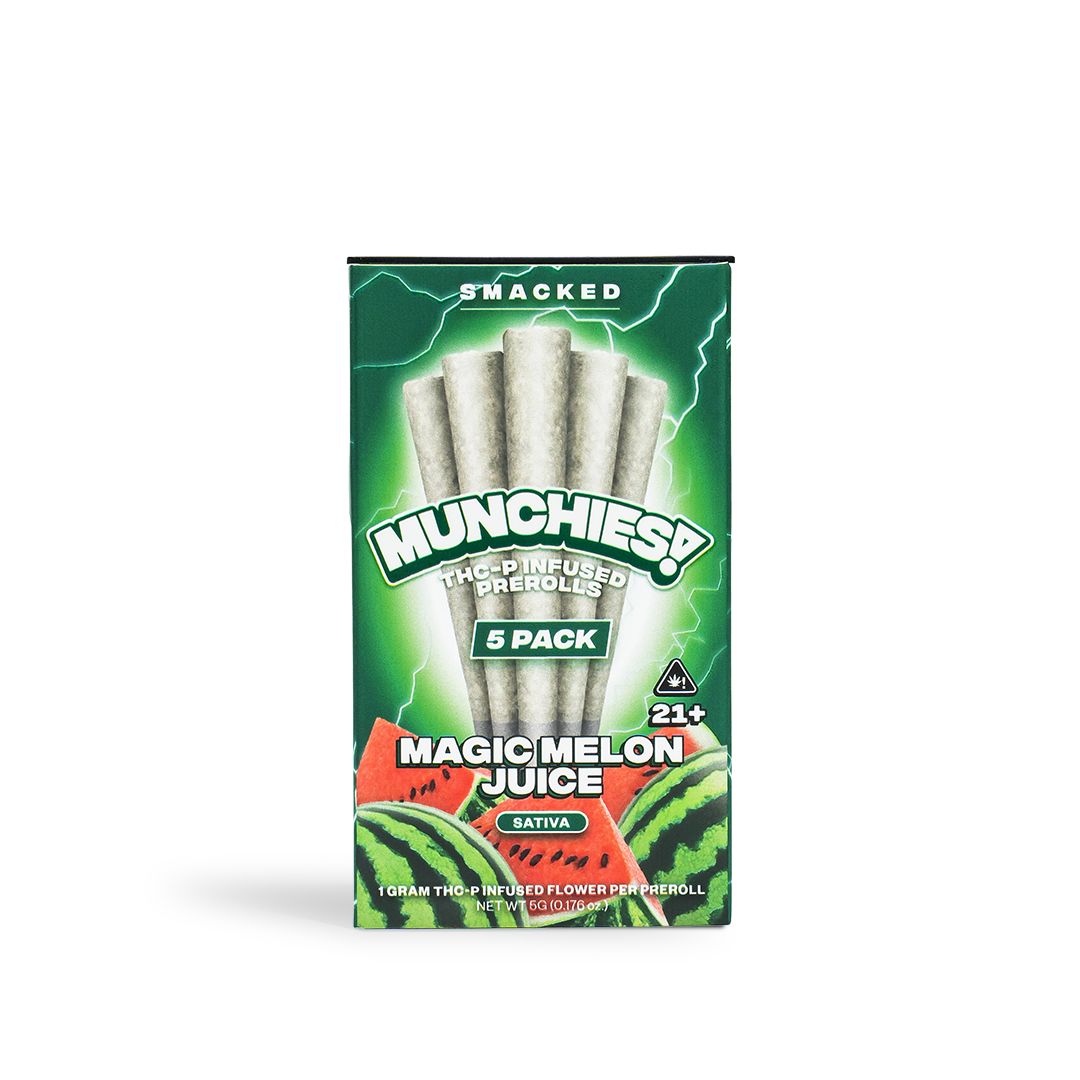 Delta Munchies Magic Melon Juice - Mini Doinks 5-Pack THCP Prerolls