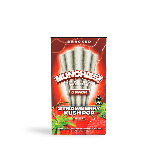 Delta Munchies Strawberry Kush Pop - Mini Doinks 5-Pack THCP Prerolls