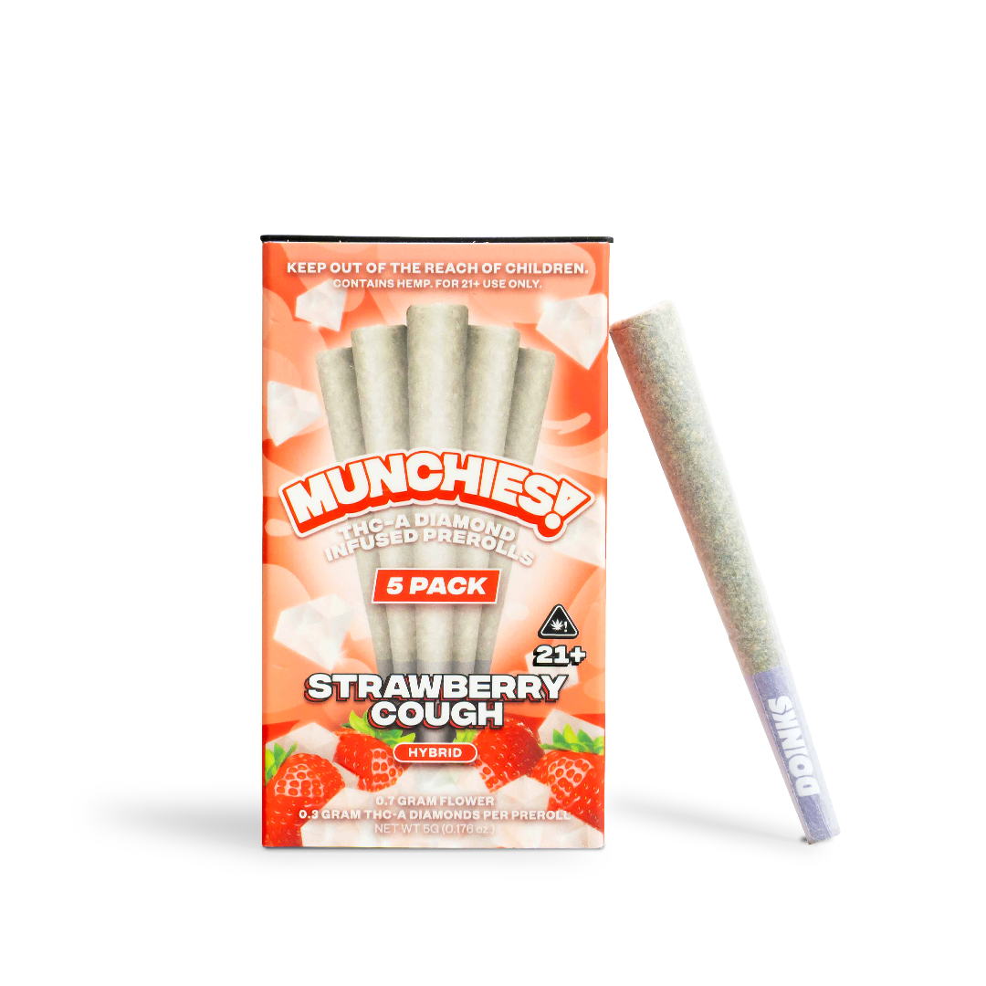 Delta Munchies 1g THCA Diamond Prerolls (5 Pack)