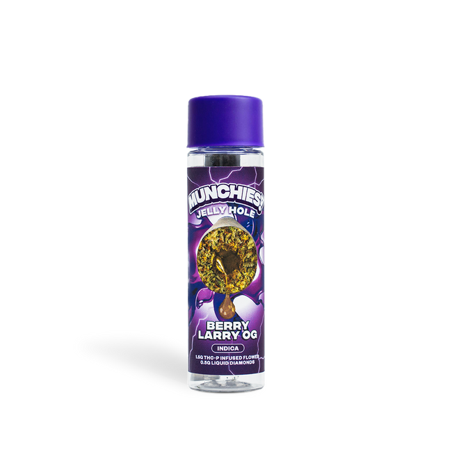 Delta Munchies Berry Larry OG - 2g Jelly Holes THCP Prerolls