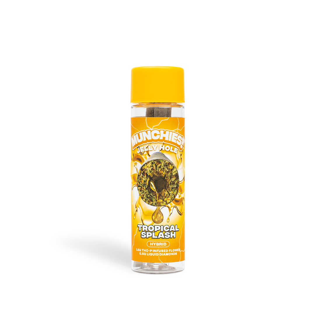 Delta Munchies Tropical Splash - 2g Jelly Holes THCP Prerolls