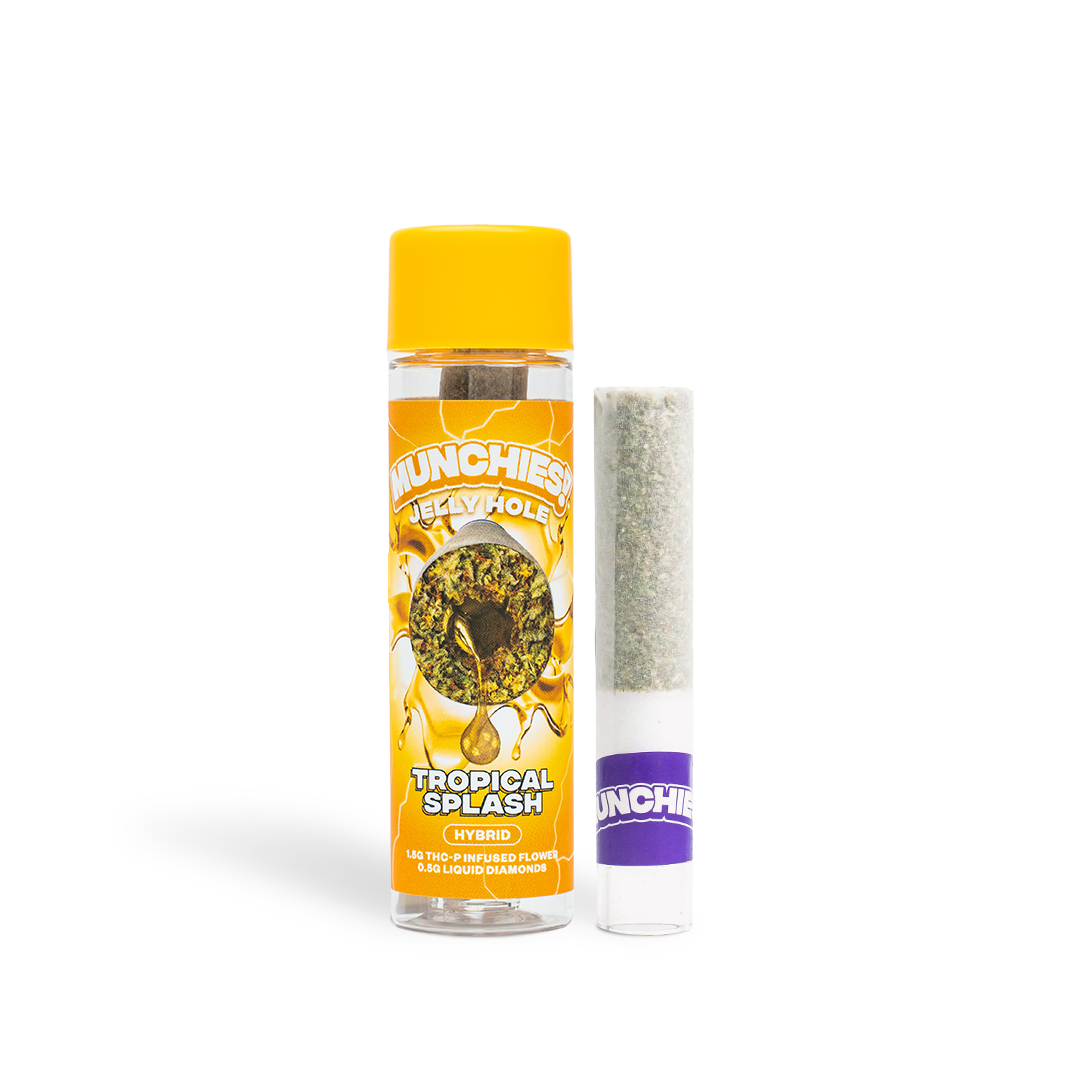 Delta Munchies Tropical Splash - 2g Jelly Holes THCP Prerolls