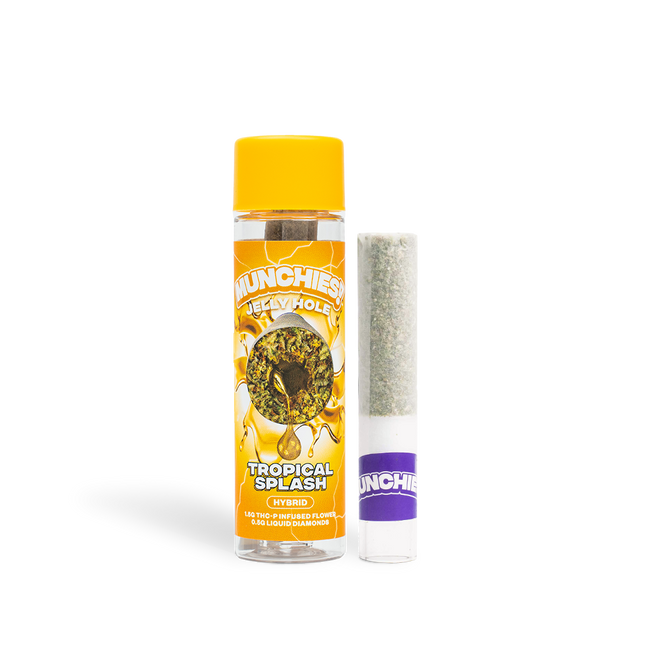 Delta Munchies Tropical Splash - 2g Jelly Holes THCP Prerolls