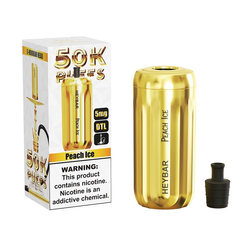 Heybar E-Hookah 50K Disposable Vape 0.5% (50000 Puffs)