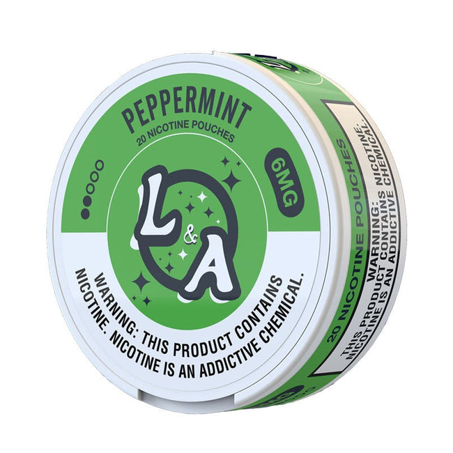 L&A Peppermint Nicotine Pouches (20 Pouches/Can)