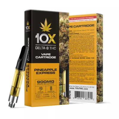 D8 Vape Cart - 900mg - Pineapple Express - Hybrid - 1ml - 10X Best Sales Price - Vape Cartridges