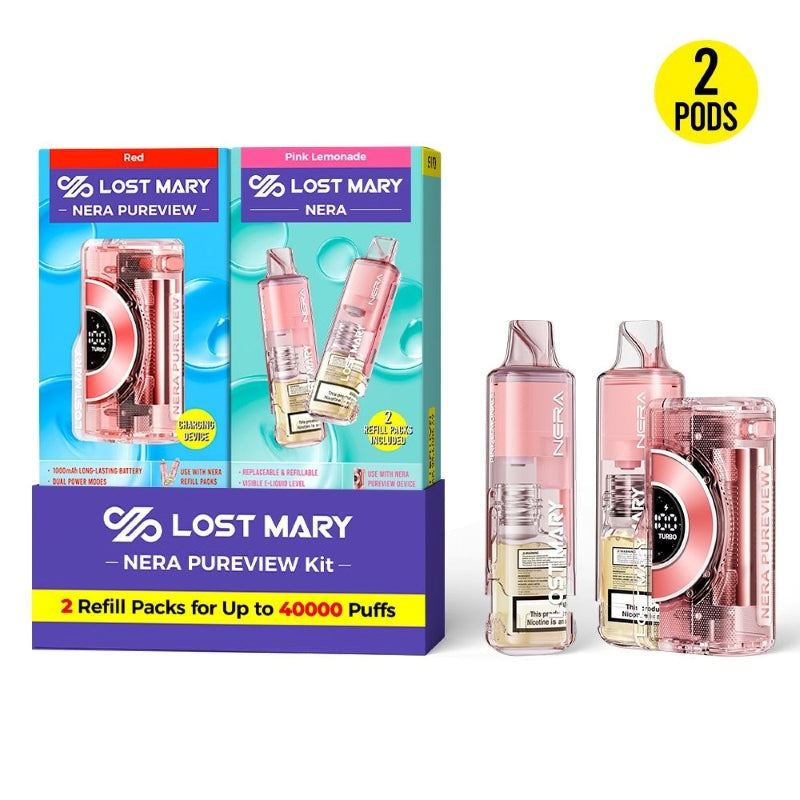 Lost Mary Nera Pureview 40K Disposable Vape 5% (40000 Puffs)