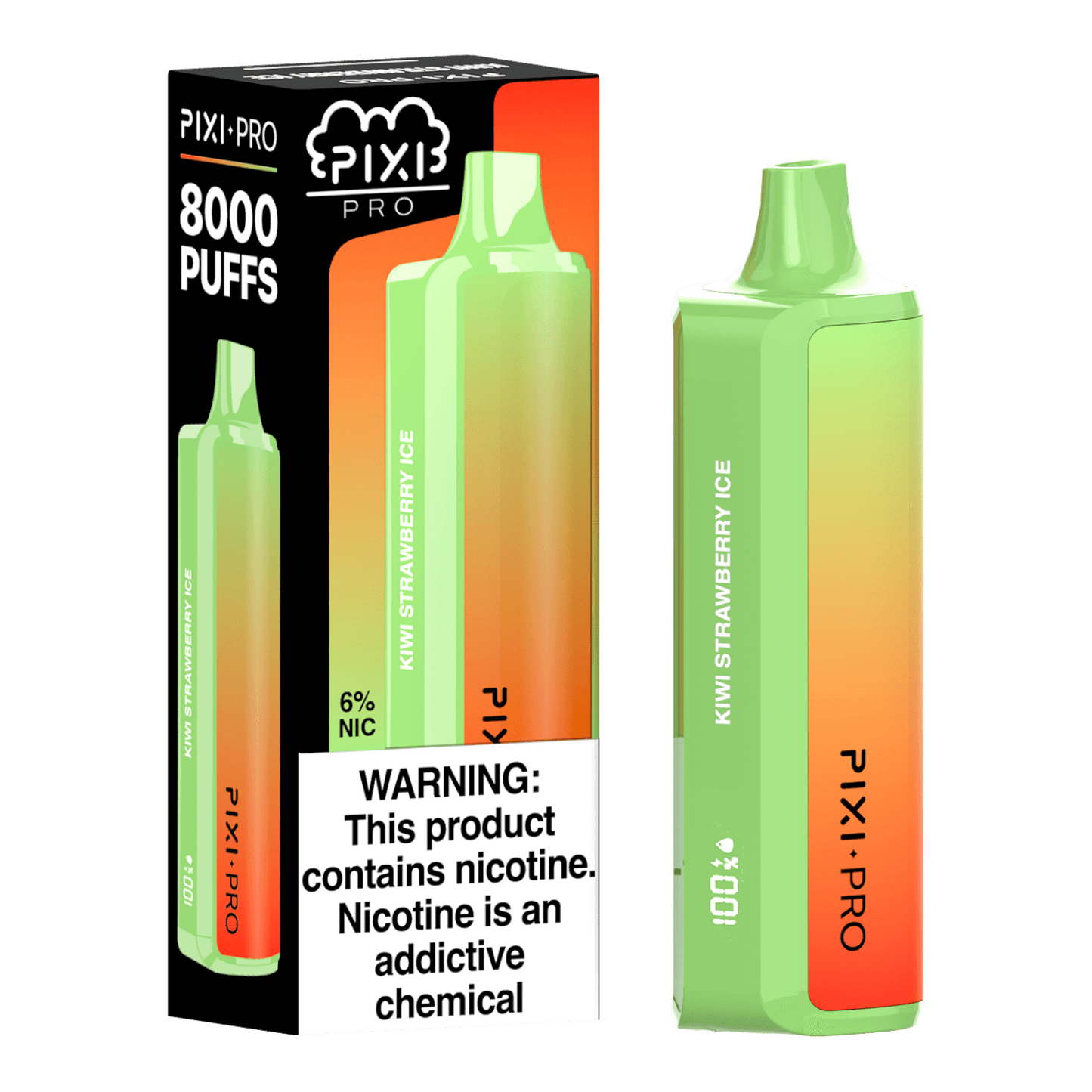 PIXI Pro Vape Disposable (8000 Puffs) LCD Display Indicator Best Sales Price - Disposables