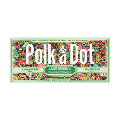 Polk a Dot x URB Mushroom Chocolate Bar (10,000mg) Best Sales Price - Gummies