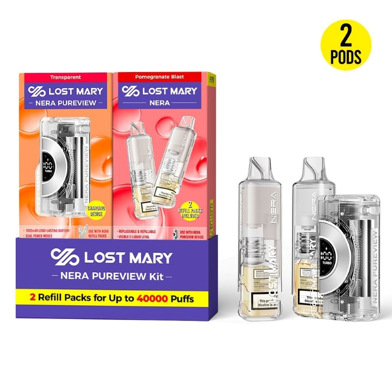 Lost Mary Nera Pureview 40K Disposable Vape 5% (40000 Puffs)