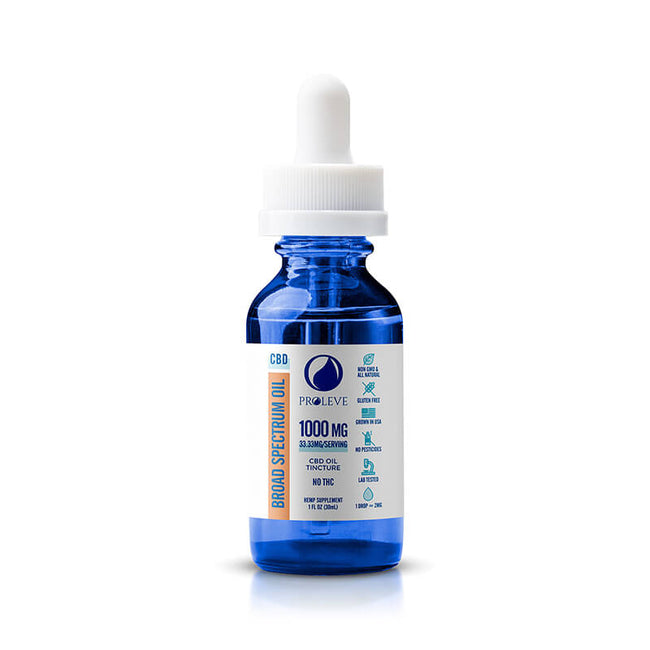 Broad Spectrum CBD Oil Tincture – Proleve