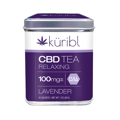 Full Spectrum CBD Tea with Relaxing Lavender – Küribl Best Sales Price - Seltzers