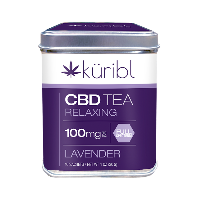Full Spectrum CBD Tea with Relaxing Lavender – Küribl Best Sales Price - Seltzers