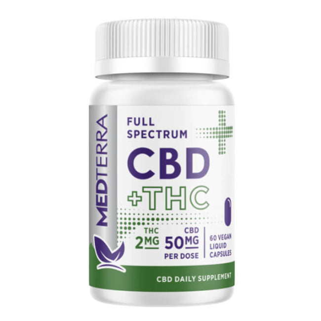 Full Spectrum CBD + Delta 9 THC Capsules – Medterra