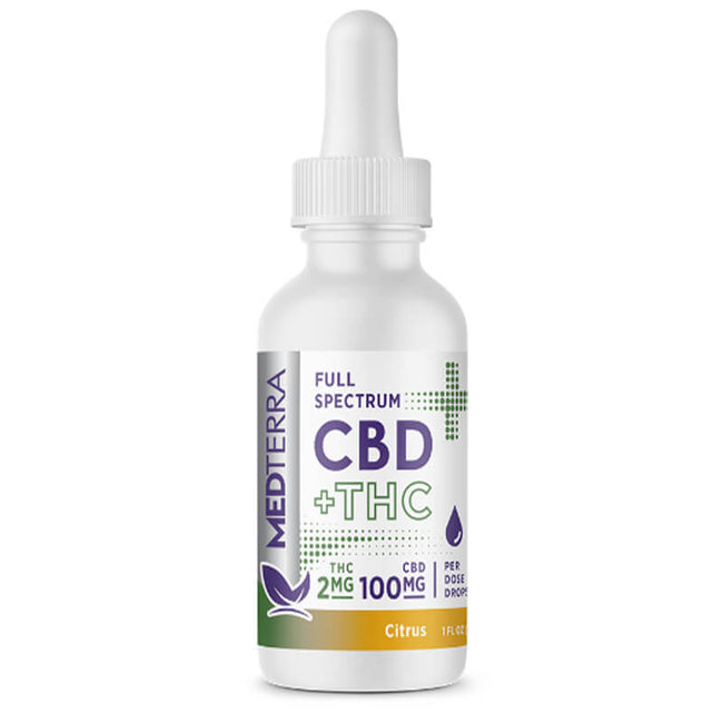 Full Spectrum CBD + Delta 9 THC Oil Tincture Drops – Medterra
