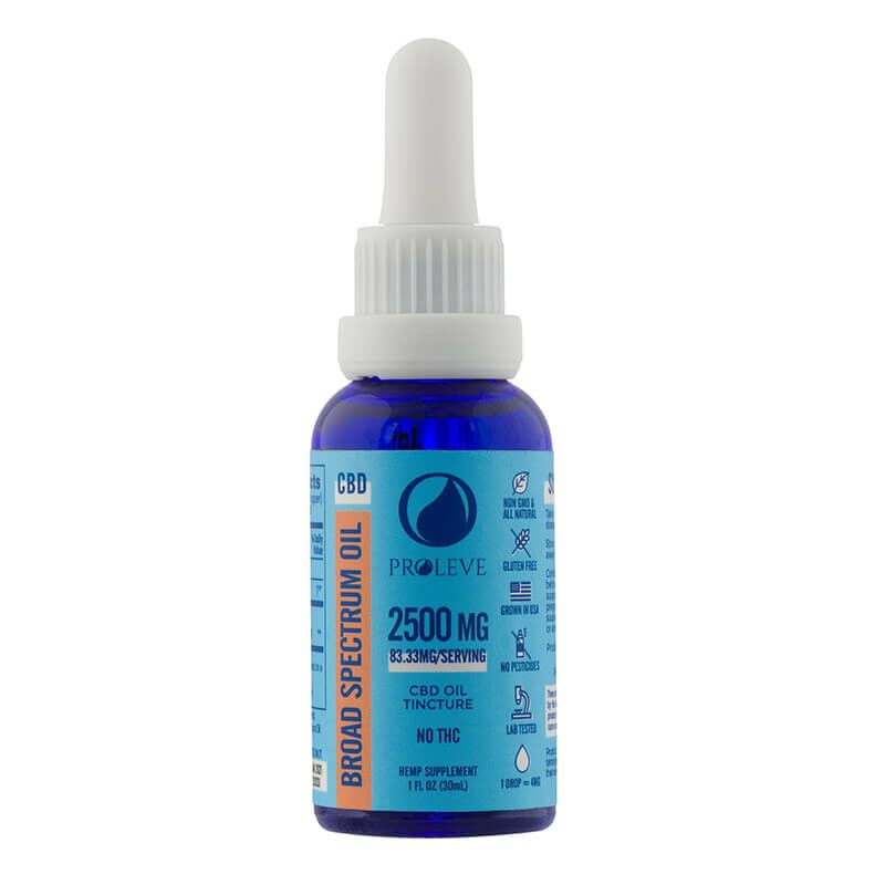 Broad Spectrum CBD Oil Tincture – Proleve
