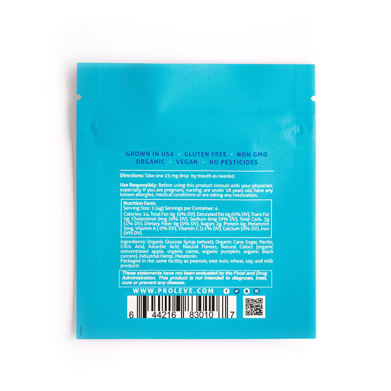 Nighttime Formula CBD Gummies – Assorted Fruit Flavors – 4-Pack – Proleve