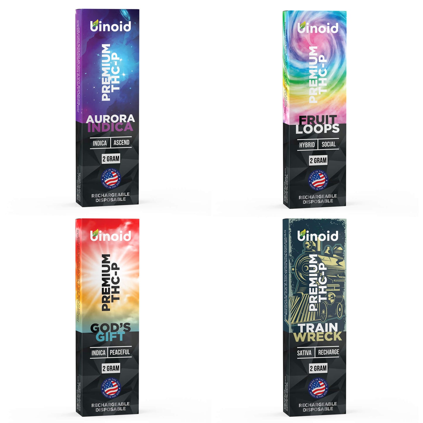 Binoid THC-P Disposable Vape 2 Gram – Bundle