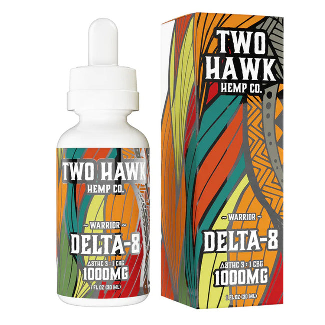 Warrior Delta 8 THC Oil Tincture with CBG – Two Hawk Extracts
