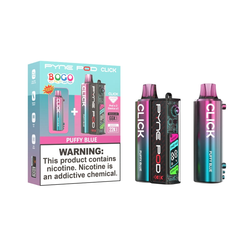 Pyne Pod Click 66K Disposable Vape Starter Kit 5% (66000 puffs)
