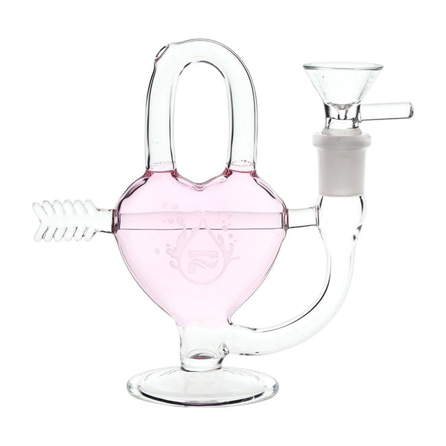 Pulsar Arrow Heart Glass Water Pipe