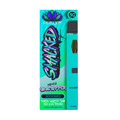 Purlyf | Live Resin Delta 8 + HHC-P + Delta 11 + THC-H Smacked Disposable - 3g Best Sales Price - Vape Pens