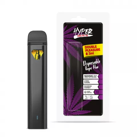 Rainbow Sherbert THC Vape - Delta 10 - Disposable - Hyper - 1600mg Best Sales Price - Vape Pens