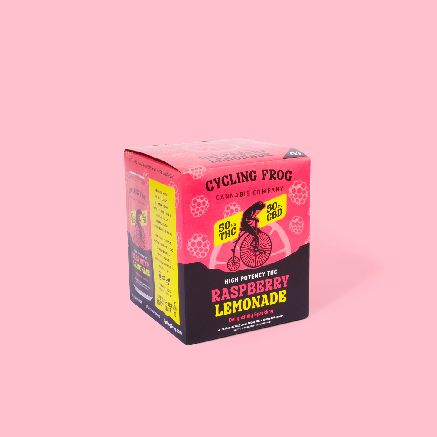 Cycling Frog Sparkling THC Raspberry Lemonade