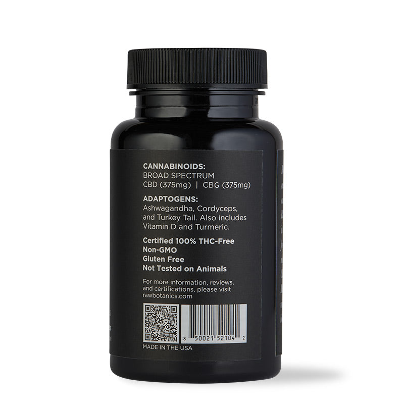 RESTORE & Recover Immunity Boost | CBD, CBG, Cordyceps, Turkey Tail, Vitamin D Softgels