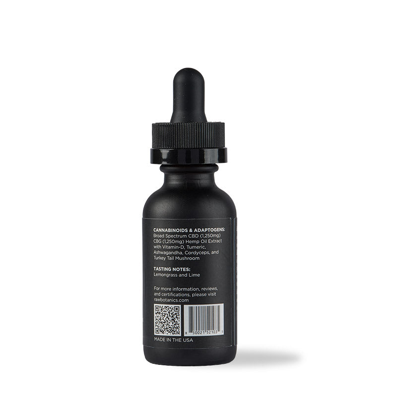 RESTORE & Recover Immunity Boost | CBD, CBG, Cordyceps, Turkey Tail, Vitamin D Tincture