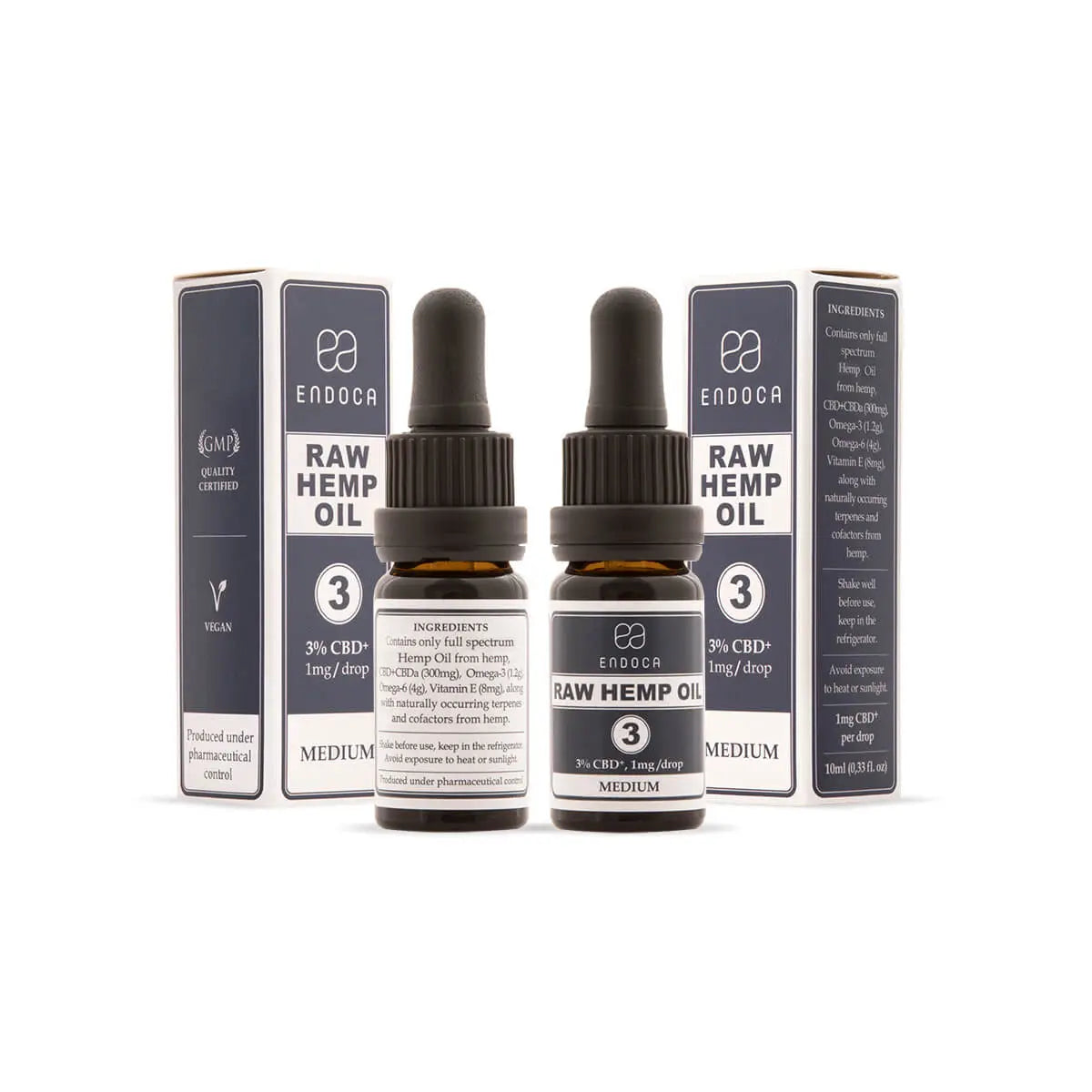 Endoca Raw CBD oil 30mg/ml (medium)