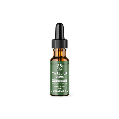 CBD Armour CBD Oil 5% – Raw & Original Best Sales Price - Tincture Oil