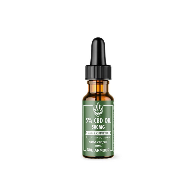 CBD Armour CBD Oil 5% – Raw & Original Best Sales Price - Tincture Oil