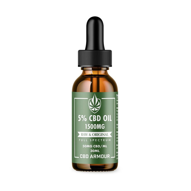 CBD Armour CBD Oil 5% – Raw & Original Best Sales Price - Tincture Oil