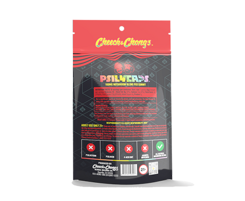 CHEECH & CHONG’S PSILYCAPS MAGIC MUSHROOM GUMMIES (Surreal Strawberry)