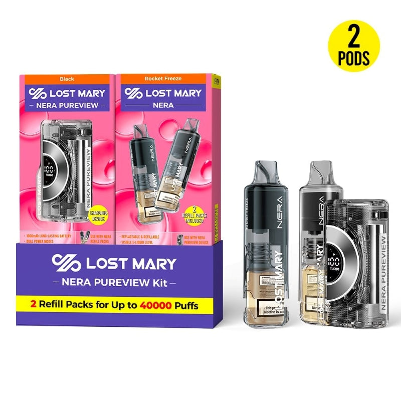 Lost Mary Nera Pureview 40K Disposable Vape 5% (40000 Puffs)