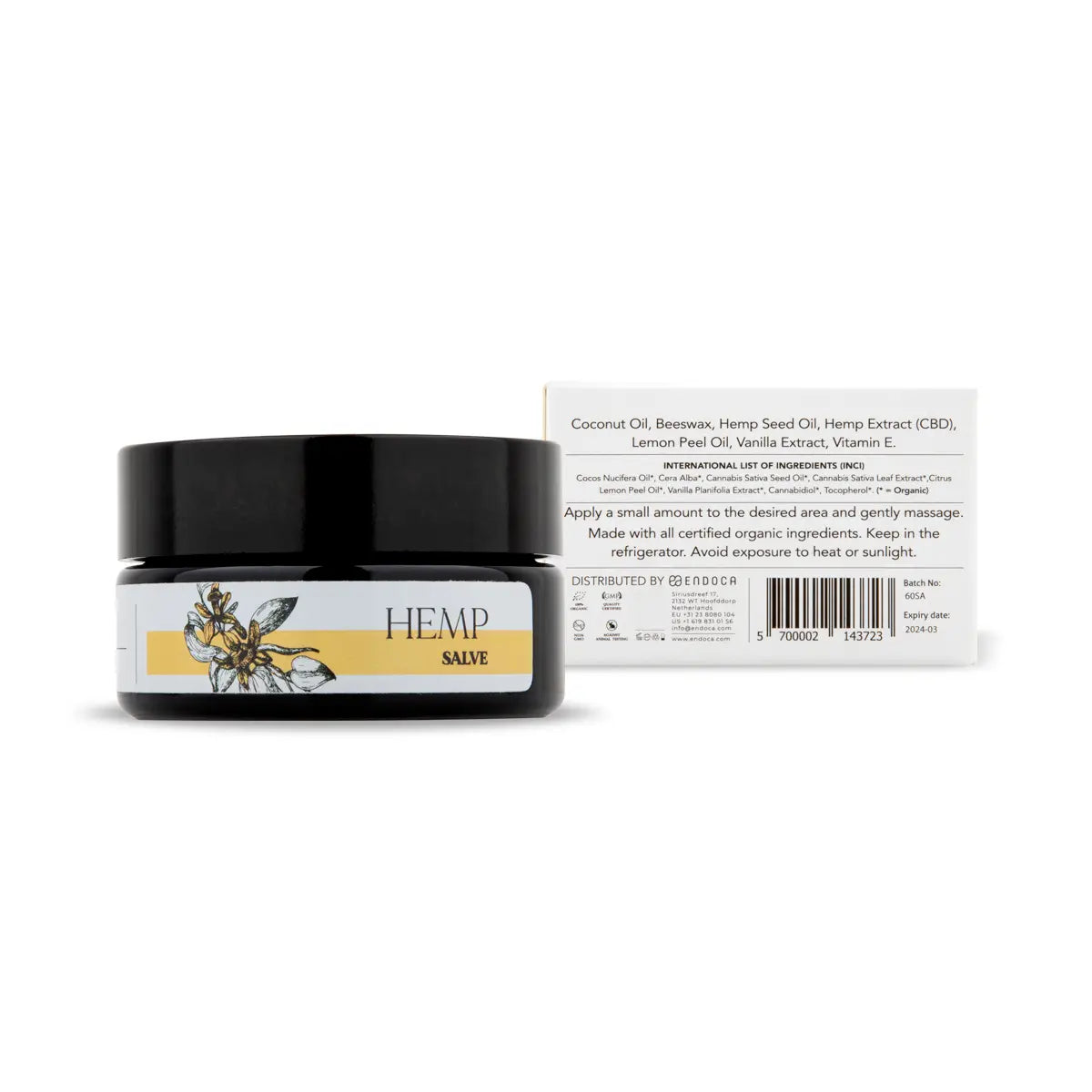 Endoca Salve with 250-750 mg CBD