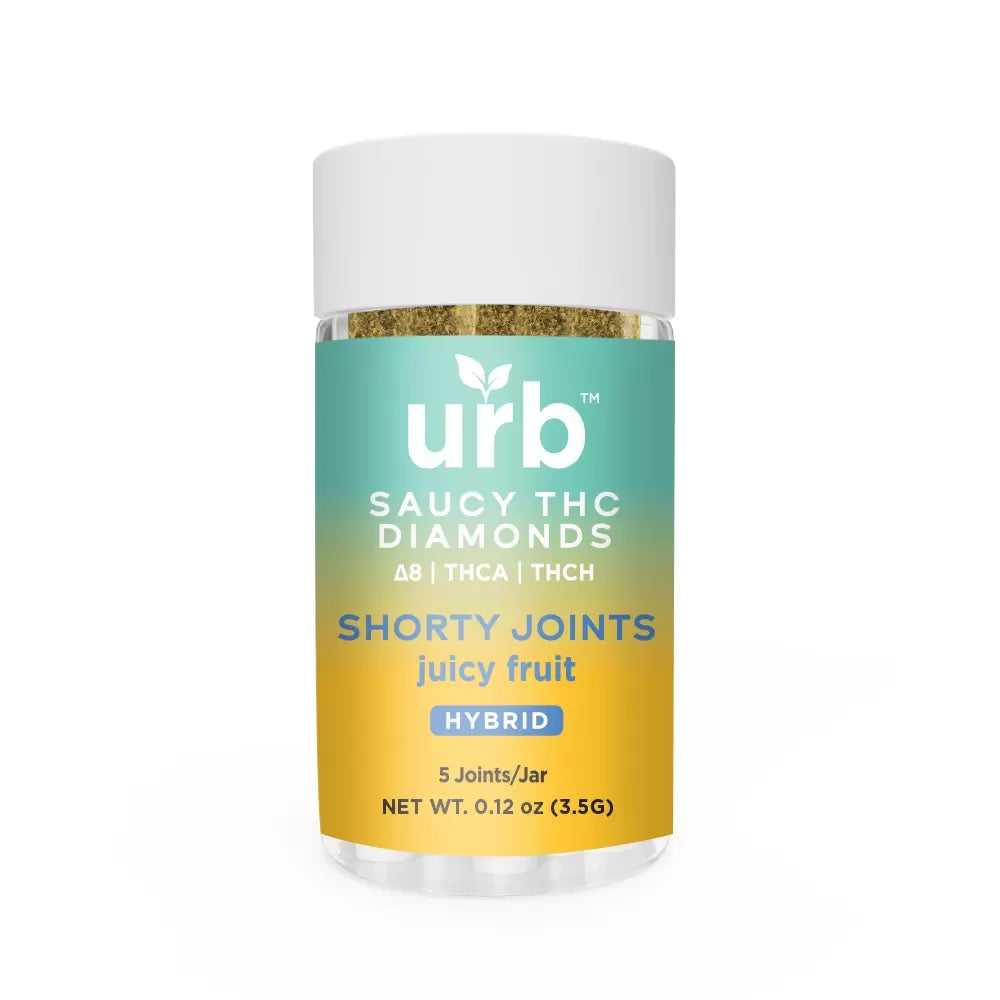 Urb Saucy THCH + THCA Diamonds Shorty Joints - 5ct