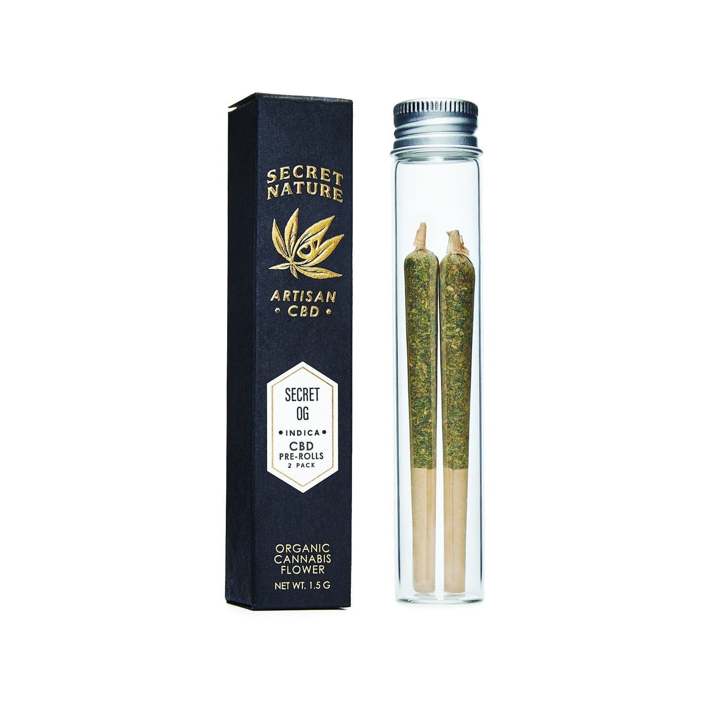 Secret OG 2 Pack CBD Pre-Rolls