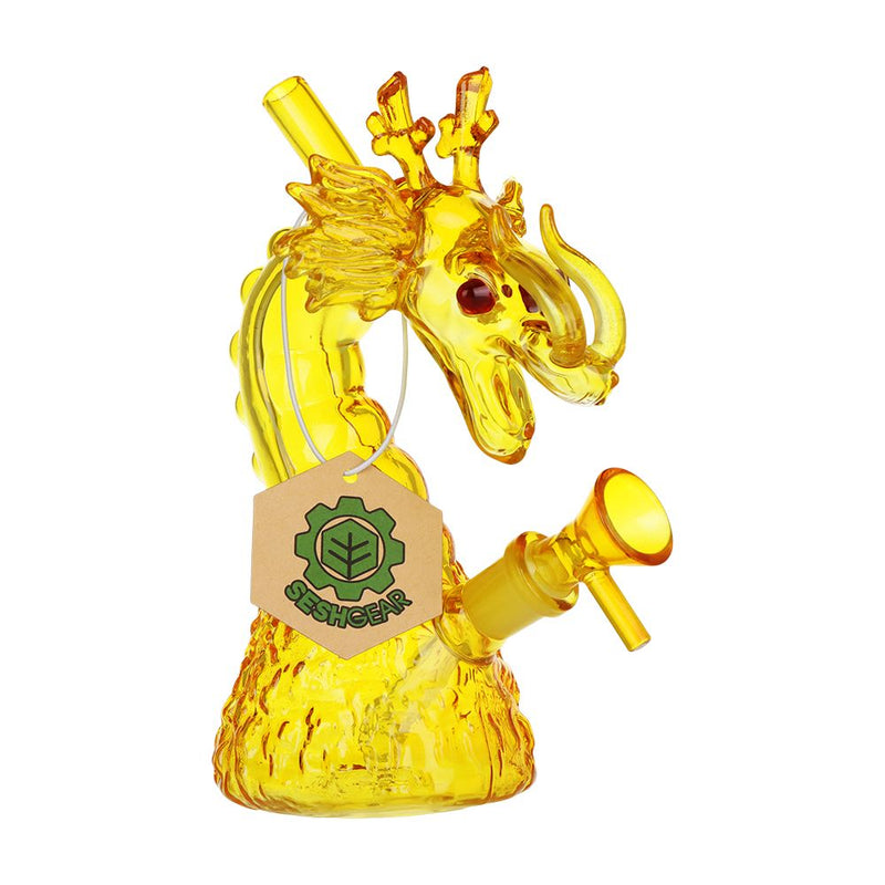 SeshGear Rising Dragon Glass Water Pipe Best Sales Price - Bongs