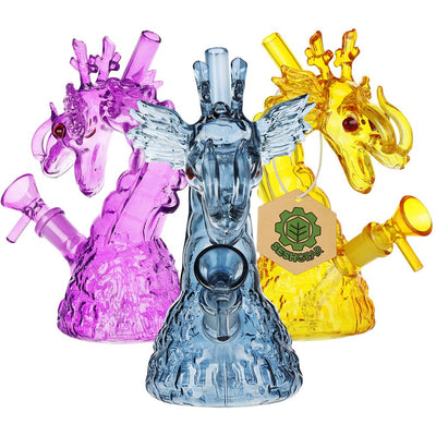 SeshGear Rising Dragon Glass Water Pipe Best Sales Price - Bongs
