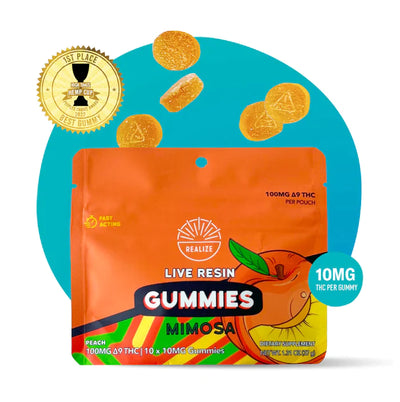 Realize | Live Resin Delta 9 THC Gummies 100mg - 200mg Best Sales Price - Gummies
