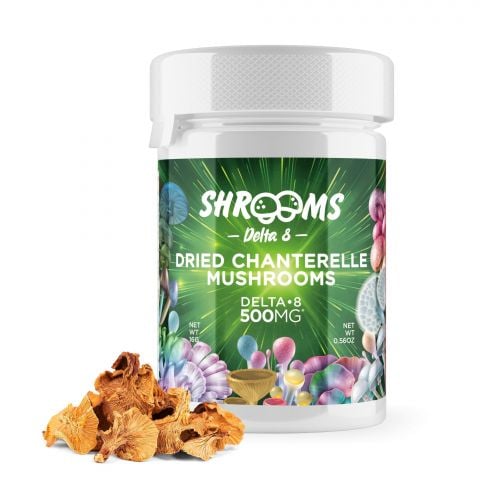 Shrooms Delta-8 THC Mushrooms - Dried Chanterelle - 500MG Best Sales Price - Gummies