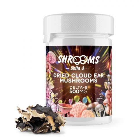 Shrooms Delta-8 THC Mushrooms - Dried Cloud Ear - 500MG Best Sales Price - Gummies
